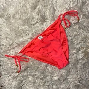 Forever 21 Pink Tie Bikini Bottom